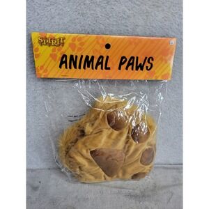 Spirit Halloween Animal Paws Costume Accessory Plush Furry Paw Gloves